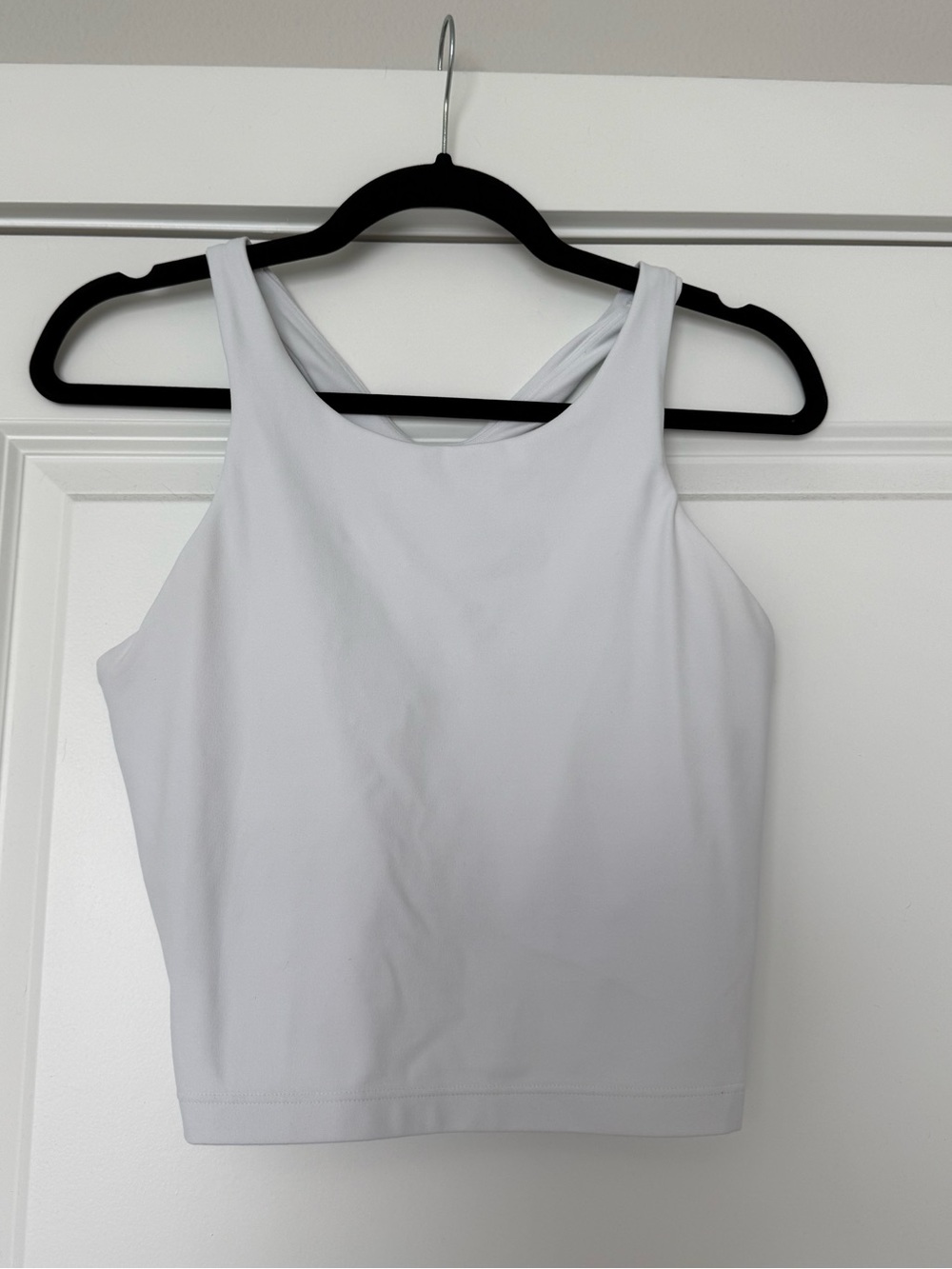 Athleta White Cropped Athletic Tank